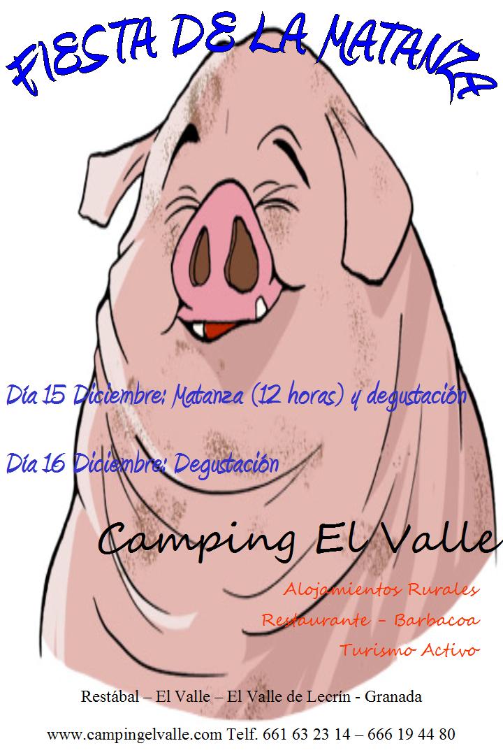 Cartel de fiesta de matanza