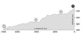 Perfil de la ruta