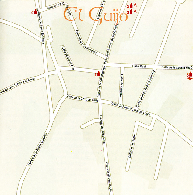 Plano de El Guijo