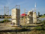 Construcción de la Isla de las Esculturas